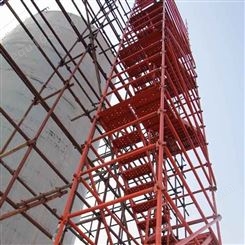 聚力 安全爬梯  高墩安全爬梯 基坑墩柱施工安全爬梯 基坑高顿爬梯 