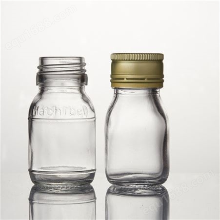 虫草瓶 高硼硅玻璃瓶 康纳 保健品瓶 胶囊包装瓶