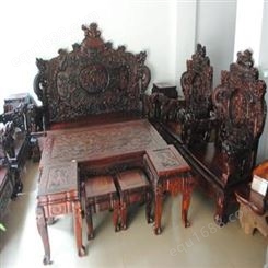 苏州市老红木家具回收价格 上海大红酸枝家具回收市场 免费上门看货