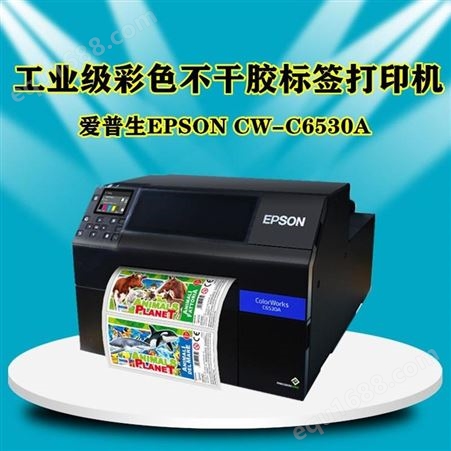 水定制行业彩色标签打印机  工业级喷墨打印机