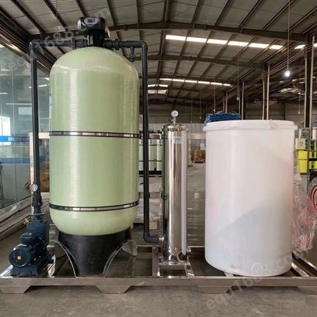 全自动双软化水设备工业工厂锅炉去离子水处理过滤设备纯水机2T4T