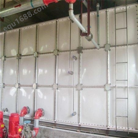 春田环保 定制 室外玻璃钢消防水箱 120立方组合式保温玻璃钢蓄水箱