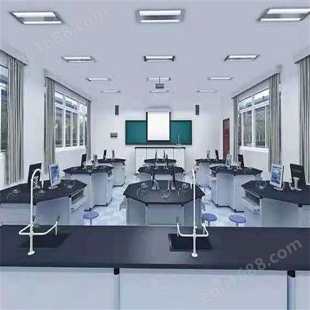 智学校园  威海多边形教室电脑桌 优选厂家 