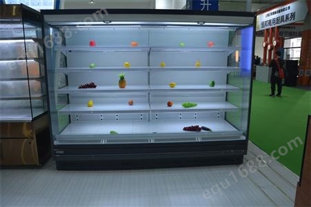 水果保鲜展示柜   喷雾式水果保鲜展示柜
