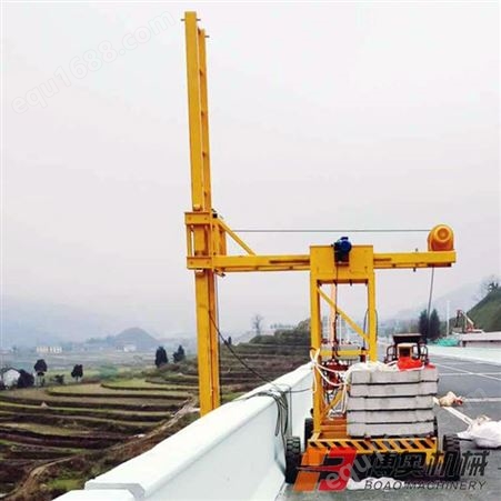 桥梁吊篮车 用于桥梁修饰更换支座 博奥TG1802电动款
