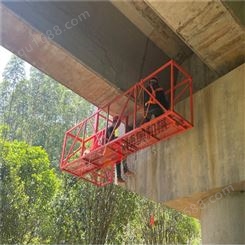 桥梁pvc排水管安装设备 单边作业车 博奥IL63 电动伸缩