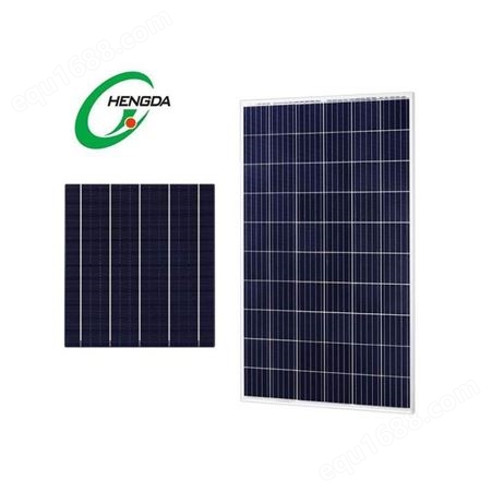 恒大380W单晶光伏板太阳能发电板家用太阳能光伏组件家用系统电池板