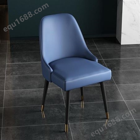 鼎富DF-022431北欧轻奢餐椅家用餐厅椅子靠背椅休闲书桌椅子