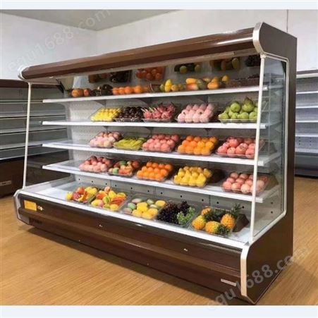 特锐德 多功能 风冷柜 蔬菜水果 冷藏展示柜 泡菜立式风幕柜