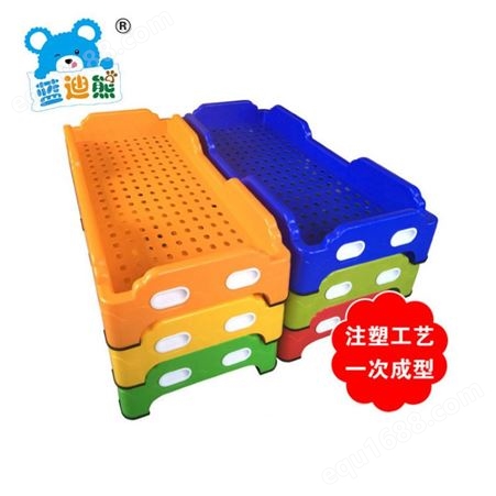 幼儿园 塑料床 幼儿塑料木板床 高品质儿童床 幼儿学生床批发