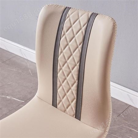 鼎富DF551欧式质感皮革饭桌椅 酒店靠背椅休闲椅DF-518