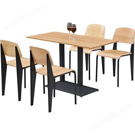 鼎富DF317套餐桌椅组合快餐椅子咖啡奶茶店汉堡商用餐饮店歺台凳