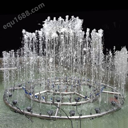 芬林喷泉设备 304不锈钢水幕定制 FS-05景观音乐喷泉