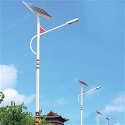 太阳能路灯 城市照明 路灯厂家8m太阳能路灯 自弯臂路灯 市政工程 新农建设