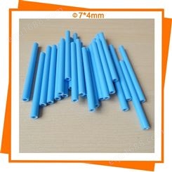 ABS塑料管厂家定制蓝色 ABS三维针雕配件管批发PVC PC材质包装管子