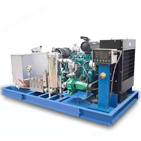 水拓柴油机驱动换热器冷凝器专用超高压清洗机 工业高压清洗设备