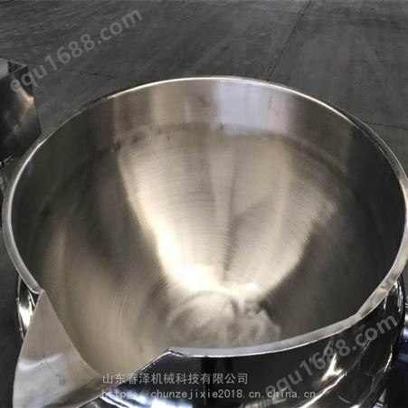 液化气加热夹层锅 竹笋蒸煮锅
