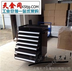 上海钢制移动工具车 7抽屉机具整理柜 来图非标可定做
