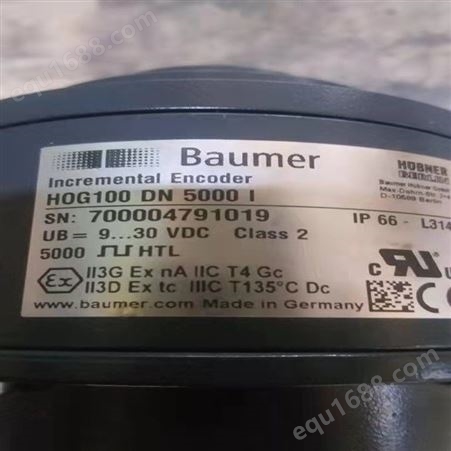 德国HUBNER霍伯纳编码器HOG75 DN 2500 R 26H7 KLR B