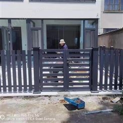 工匠 铝艺栅栏小门 深灰色氟碳漆 款式厂家定制 铝艺围墙小门