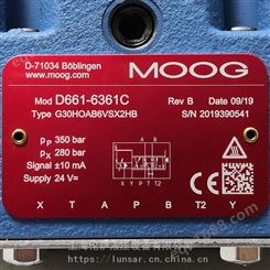 MOOGD661-6361C G30HOAB6VSX2HB/伺服阀