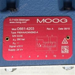 MOOGD661-4203 P80HAAO4NSM2-A/伺服阀