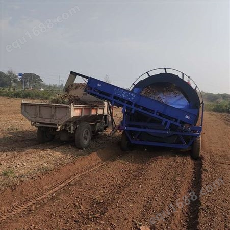 亚泰农田捡石机 转笼式自动装车捡石机  筛石头机器WT