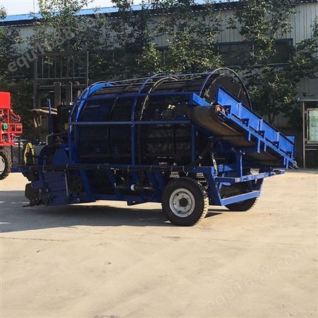 新疆戈壁滩石头清理捡石机   自动装车农田捡石机  WT