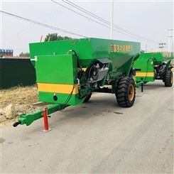 拖拉机牵引撒肥机 液压肥料抛撒车 汇德机械2F-8 牛粪撒粪机