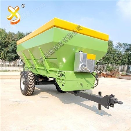 山东厂家供应双盘有机肥撒肥机  重型8立方撒肥车   