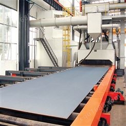 佰润 钢板预处理抛丸机 仙桃2.5钢板型材预处理线支持定制