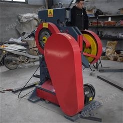 华军机械 建筑工地设备 角铁冲剪机-小型角铁剪切机-槽钢冲孔机