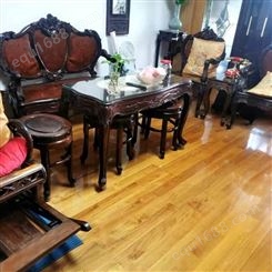 小叶紫檀木家具回收 西安老的红木太师椅回收报价