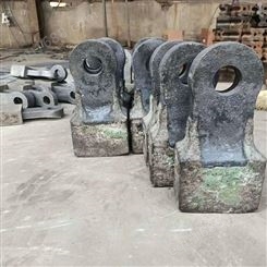 中州铸造可定制各类型号锤头 高锰钢破碎机锤头 矿山石灰石破碎锤头