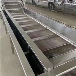 链板输送机     果蔬清洗链板输送机    不锈钢链板输送机生产厂家