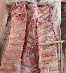 冷冻猪肉寸排二次加工 生鲜生肉产品 食堂加工肉类