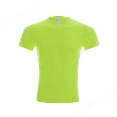 天乐克 120g吸湿排汗速干T恤男士圆领短袖夏季运动上衣纯色打底衫