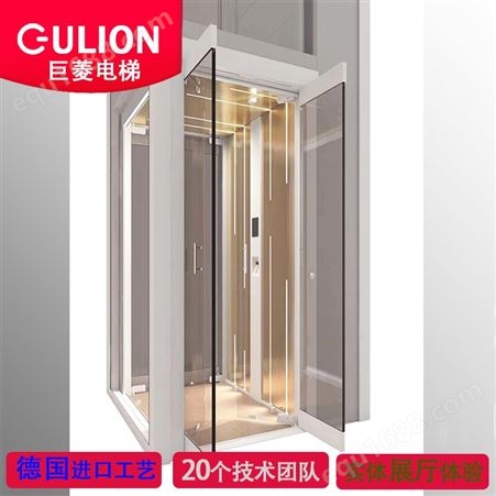 螺杆小型家用电梯价格 定制别墅家用电梯尺寸Gulion/巨菱