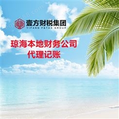 海南壹方财税 琼海博鳌注册公司 乐城代理记账 服务