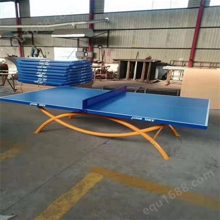 河北元鹏高密度板乒乓球桌 室内折叠移动乒乓球桌