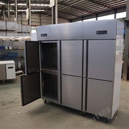 六门冰箱商用立式冷藏保鲜柜 保定多功能六门冰柜商用冷柜