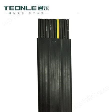 厂家供应TRVVB 24芯0.75mm2电镀耐弯耐油耐寒柔软行车扁电缆
