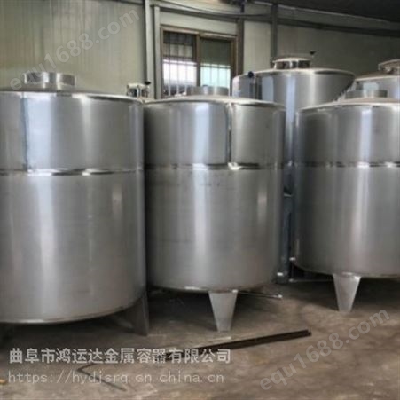 鸿运达金属容器 600吨不锈钢酒罐 大型不锈钢奶罐 立式储存罐 曲阜厂家加工定制