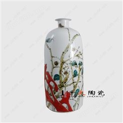 千火陶瓷 景德镇唐龙陶瓷专业定制品牌 陶瓷花瓶定制
