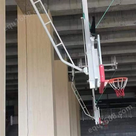 透明钢化玻璃篮球板 儿童升降篮球架 鸿福 地埋固定式篮球架 鸿福体育