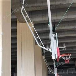 户外锻炼篮球架 悬空折叠篮球架 鸿福 升降篮球架 来图供应
