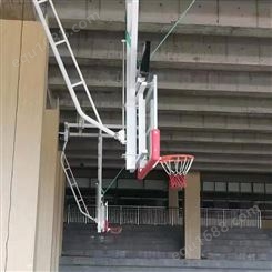 透明钢化玻璃篮球板 升降篮球架 地埋固定式篮球架 来图供应