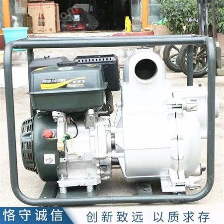 小型汽油机水泵 4寸高扬程自吸泵 灌溉抽水泵