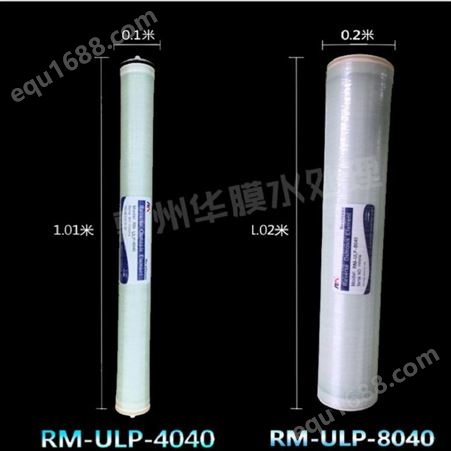 现货批发 润膜 RM-ULP-8040 低压反渗透膜 8寸工业水处理设备
