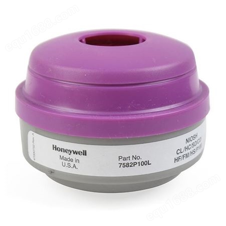 honeywell/霍尼韦尔7582P100 防护酸性气体颗粒物滤盒